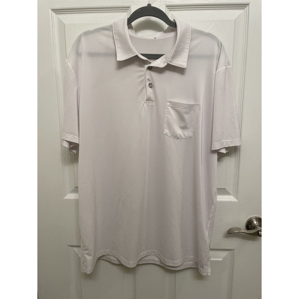 Vuori Zephyr Polo Shirt Mens XL White Performance V1000